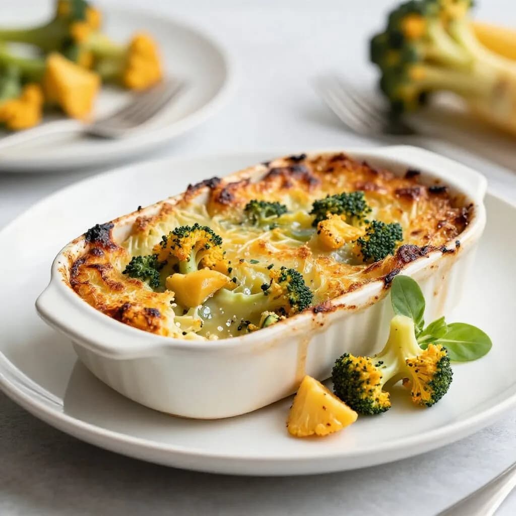 Keto Cauliflower Gratin with Cheese