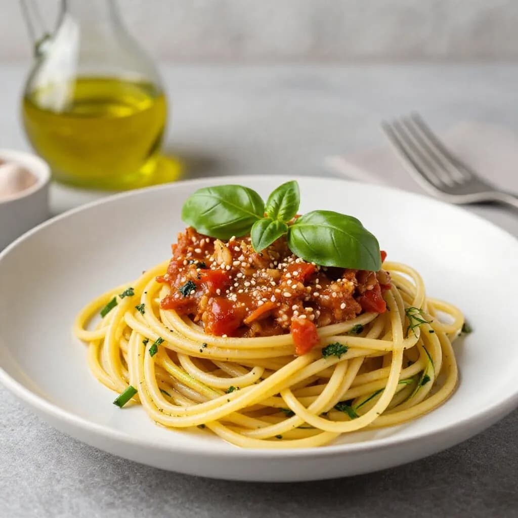 Keto Zucchini Spaghetti Bolognese